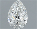 Diamante Natural 0.51 quilates, De pera , Color F, claridad VS1 y certificado GIA