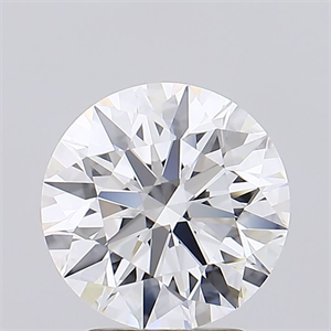 Picture of Lab Grown Diamond 2.72 Carats, Round with Ideal Cut, D Color, IF Clarity and Certified by IGI