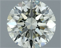 Natural Diamond 0.71 Carats, Round with Excellent Cut, J Color, VS1 Clarity and Certified by IGI