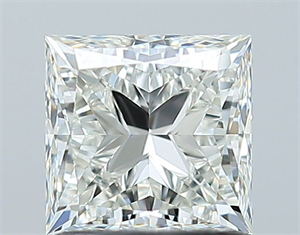 Picture of Natural Diamond 1.21 Carats, Princess with  Cut, J Color, VS1 Clarity and Certified by GIA