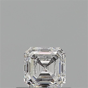 Picture of Natural Diamond 0.53 Carats, Asscher with  Cut, D Color, VS2 Clarity and Certified by GIA