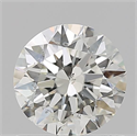 Natural Diamond 0.90 Carats, Round with Excellent Cut, K Color, SI1 Clarity and Certified by GIA