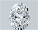 Natural Diamond 1.01 Carats, Oval with  Cut, E Color, SI1 Clarity and Certified by GIA