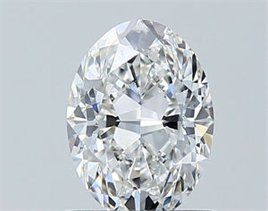 Picture of Natural Diamond 1.01 Carats, Oval with  Cut, E Color, SI1 Clarity and Certified by GIA