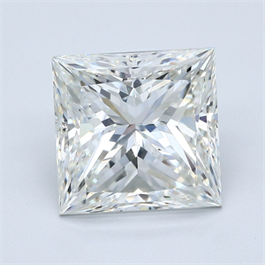 Picture of Natural Diamond 5.01 Carats, Princess with  Cut, H Color, VS2 Clarity and Certified by GIA