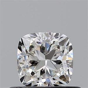 Picture of Natural Diamond 0.51 Carats, Cushion with  Cut, I Color, VVS1 Clarity and Certified by GIA