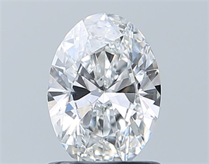 Picture of Natural Diamond 0.80 Carats, Oval with  Cut, D Color, SI1 Clarity and Certified by GIA