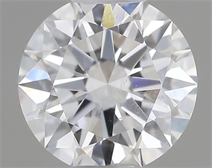 Picture of Natural Diamond 0.45 Carats, Round with Excellent Cut, E Color, SI2 Clarity and Certified by GIA