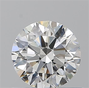 Picture of Natural Diamond 0.70 Carats, Round with Excellent Cut, J Color, VS2 Clarity and Certified by GIA