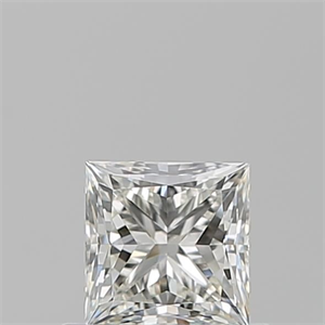 Picture of Natural Diamond 0.60 Carats, Princess with  Cut, J Color, VVS2 Clarity and Certified by GIA