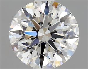 Picture of Natural Diamond 0.90 Carats, Round with Excellent Cut, G Color, VS2 Clarity and Certified by GIA