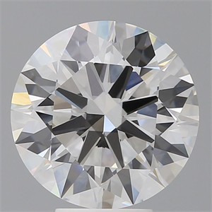 Picture of Lab Grown Diamond 5.59 Carats, Round with Ideal Cut, E Color, VVS2 Clarity and Certified by IGI