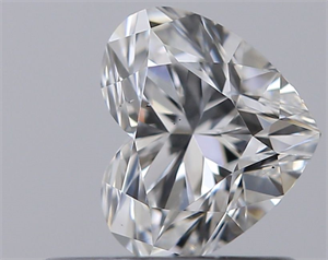 Picture of Natural Diamond 0.51 Carats, Heart with  Cut, E Color, SI1 Clarity and Certified by GIA