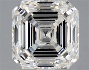 Picture of Natural Diamond 2.54 Carats, Asscher with  Cut, F Color, VS2 Clarity and Certified by GIA