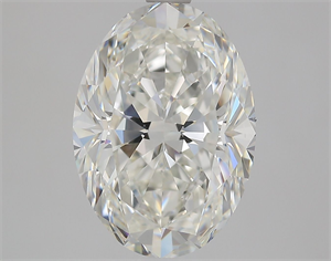 Foto Diamante Natural 3.00 quilates, Ovalado , Color H, claridad SI1 y certificado GIA de