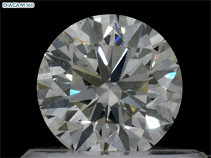Foto Diamante Natural 0.50 quilates, Redondo , Color J, claridad SI2 y certificado GIA de