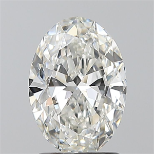 Picture of Natural Diamond 1.51 Carats, Oval with  Cut, G Color, VS2 Clarity and Certified by GIA