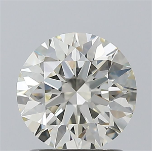 Picture of Natural Diamond 1.30 Carats, Round with Excellent Cut, L Color, VVS1 Clarity and Certified by GIA