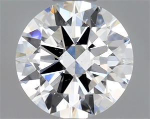 Picture of Natural Diamond 0.50 Carats, Round with Excellent Cut, G Color, SI1 Clarity and Certified by GIA