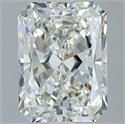 Natural Diamond 3.01 Carats, Radiant with  Cut, I Color, VVS2 Clarity and Certified by GIA