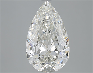 Foto Diamante Natural 4.01 quilates, De pera , Color H, claridad SI1 y certificado IGI de