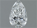 Natural Diamond 0.70 Carats, Pear with  Cut, G Color, VVS2 Clarity and Certified by GIA
