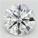 Del inventario de diamantes de laboratorio, 2.83 quilates, Redondo , Color D, claridad VVS1 y certificado GIA