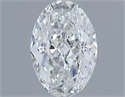 Diamante Natural 0.33 quilates, Ovalado , Color F, claridad VVS2 y certificado GIA