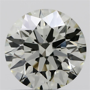 Picture of Natural Diamond 0.92 Carats, Round with Excellent Cut, L Color, IF Clarity and Certified by IGI