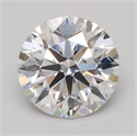 Del inventario de diamantes de laboratorio, 1.27 quilates, Redondo , Color E, claridad VVS2 y certificado GIA