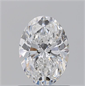 Natural Diamond 1.02 Carats, Oval with  Cut, D Color, VVS1 Clarity and Certified by GIA