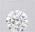Lab Grown Diamond 1.01 Carats, Round with Ideal Cut, D Color, VVS2 Clarity and Certified by IGI