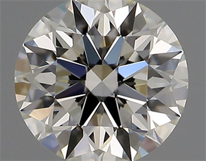 Picture of Natural Diamond 0.40 Carats, Round with Excellent Cut, I Color, VVS2 Clarity and Certified by GIA