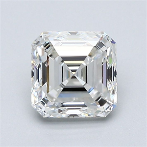 Picture of Natural Diamond 1.20 Carats, Asscher with  Cut, G Color, VS2 Clarity and Certified by GIA