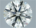 Natural Diamond 2.70 Carats, Round with Excellent Cut, J Color, VVS2 Clarity and Certified by IGI