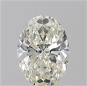 Diamante Natural 1.50 quilates, Ovalado , Color K, claridad VVS2 y certificado GIA
