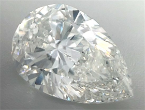 Picture of Natural Diamond 0.91 Carats, Pear with  Cut, G Color, SI1 Clarity and Certified by GIA
