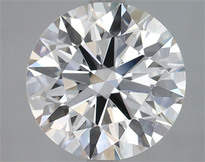 Picture of Lab Grown Diamond 3.64 Carats, Round with Ideal Cut, F Color, VS1 Clarity and Certified by IGI