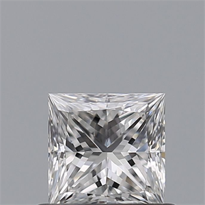 Picture of Natural Diamond 0.50 Carats, Princess with  Cut, D Color, VVS2 Clarity and Certified by GIA