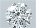Natural Diamond 0.73 Carats, Round with Excellent Cut, H Color, SI1 Clarity and Certified by GIA