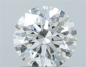 Picture of Natural Diamond 0.73 Carats, Round with Excellent Cut, H Color, SI1 Clarity and Certified by GIA