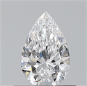 Diamante Natural 0.50 quilates, De pera , Color D, claridad VS1 y certificado GIA