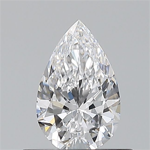 Foto Diamante Natural 0.50 quilates, De pera , Color D, claridad VS1 y certificado GIA de