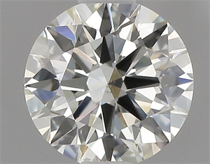 Picture of Natural Diamond 0.50 Carats, Round with Excellent Cut, K Color, VS2 Clarity and Certified by GIA