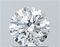 Natural Diamond 0.74 Carats, Round with Excellent Cut, G Color, VVS2 Clarity and Certified by GIA