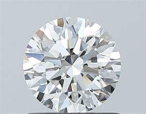 Picture of Natural Diamond 0.74 Carats, Round with Excellent Cut, G Color, VVS2 Clarity and Certified by GIA