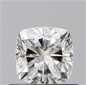 Natural Diamond 0.56 Carats, Cushion with  Cut, E Color, VS2 Clarity and Certified by GIA