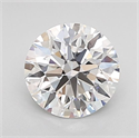 Lab Grown Diamond 1.04 Carats, Round with Ideal Cut, D Color, VVS2 Clarity and Certified by IGI