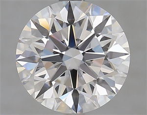 Picture of Lab Grown Diamond 2.96 Carats, Round with Excellent Cut, D Color, VVS1 Clarity and Certified by GIA