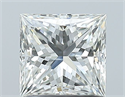 Natural Diamond 1.03 Carats, Princess with  Cut, H Color, SI2 Clarity and Certified by GIA